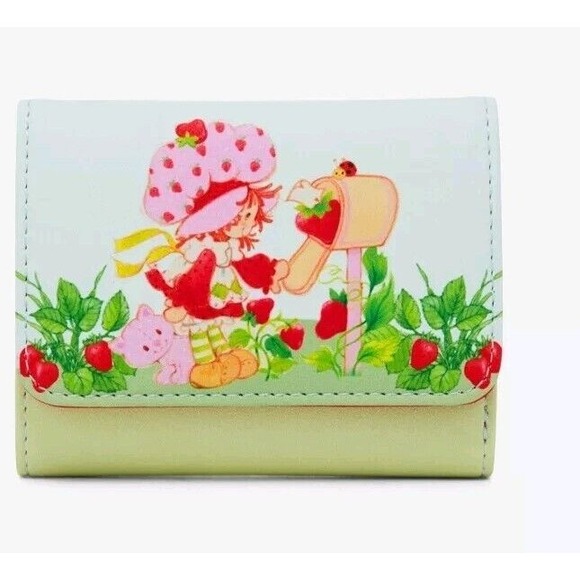 NEW! Loungefly Strawberry Shortcake Mailbox Backpack & Matching‎ Wallet SET main image 5